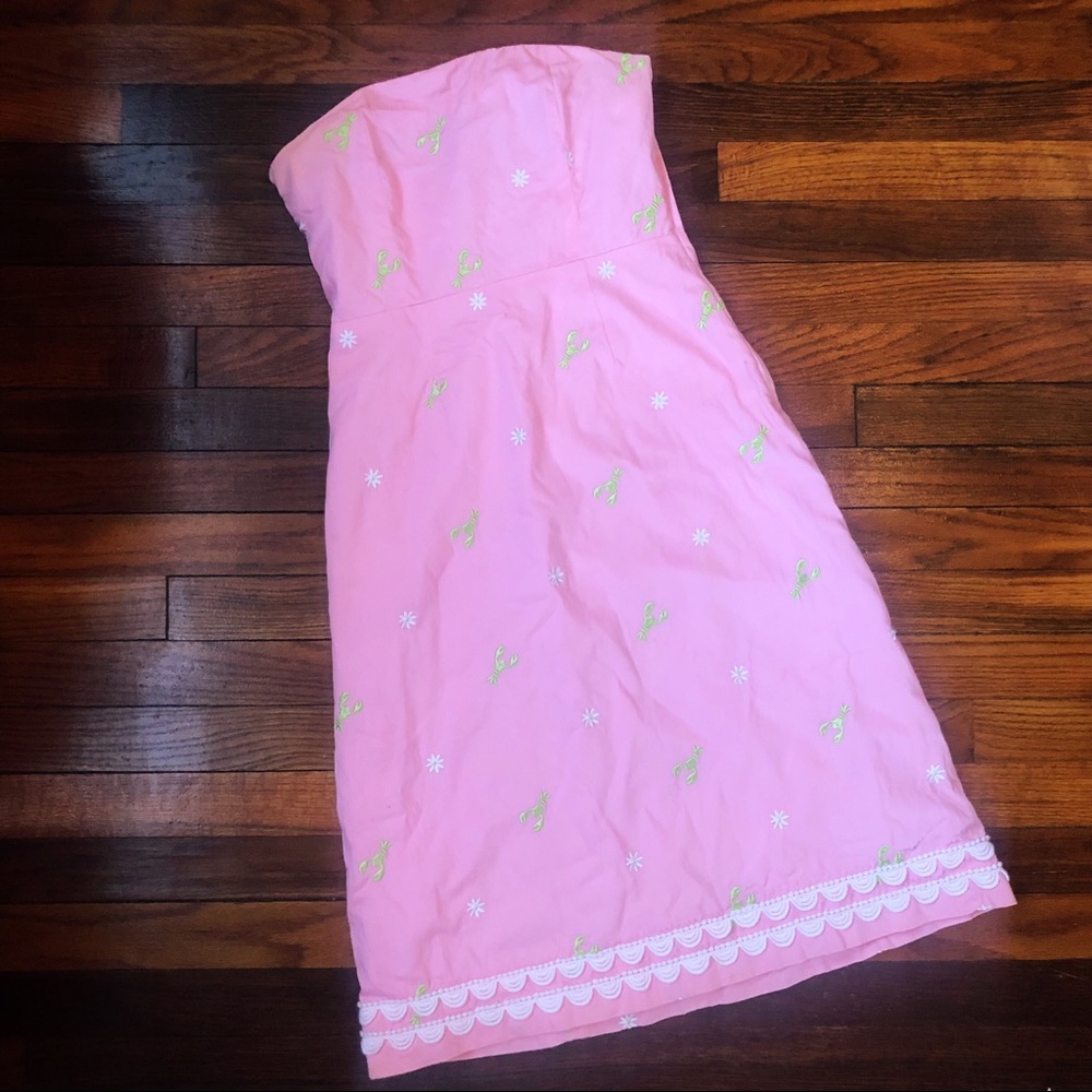 Lilly Pulitzer Strapless Preppy Dress